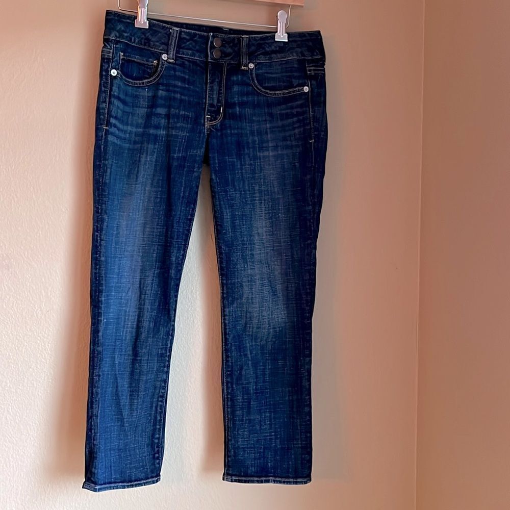 American Eagle Jeans Artist Crop 6 R
